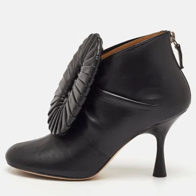 Pre-owned Loewe Toy Size 36 Black Leather Ankle Length Boots