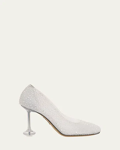 LOEWE TOY STRASS MESH PUMPS