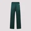 Loewe Dark Green Cotton Pants With Elasticated Waistband