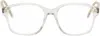 Loewe Transparent Slim Glasses In White