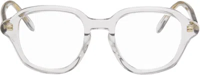 Loewe Transparent Slim Glasses In Metallic
