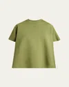 Loewe Trapeze Cotton T-shirt In Khaki Green