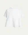Loewe Women Anagram-embroidered Trapeze T-shirt In White