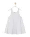 Loewe Trapeze Dress In Cotton In White