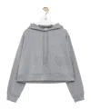 Loewe Trapeze Hoodie In Cotton Blend In Animal Print