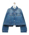 Loewe Trapeze Jacket In Denim