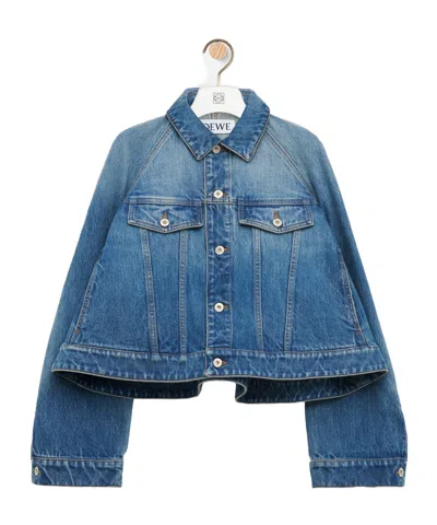 Loewe Trapeze Jacket In Denim