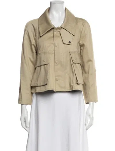 Pre-owned Loewe Trapeze Jacket In Neutrals