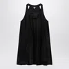 Loewe Mini Abito In Raso Nero Donna In Black