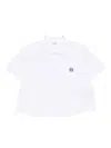 Loewe Women Cotton Trapeze Polo Shirt In White