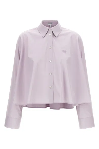 Loewe Trapeze Shirt In Purple