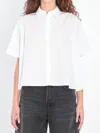 Loewe Short-sleeved Trapeze Shirt In White