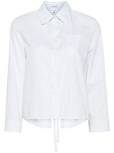 Loewe Trapeze Shirt In Green