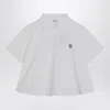 Loewe Anagram Embroidered Trapeze Polo T-shirt In White