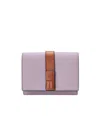 Loewe Tri Fold Wallet In Pink