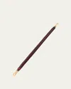 Loewe Tricolor Woven Leather Shoulder Strap In Black