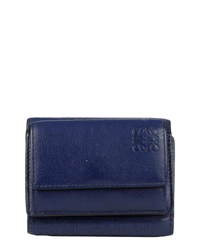 Pre-owned Loewe Tri-fold Card Wallet (authentic Pre-loved)