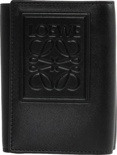 Loewe Trifold Wallet In Black