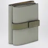 Loewe Trifold Wallet Shell Grey/eucalyptus/butter In Leather In Grey