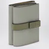 Loewe Trifold Wallet Shell Grey/eucalyptus/butter In Leather