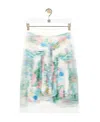 Loewe Skirt In Viscose And Silk In White