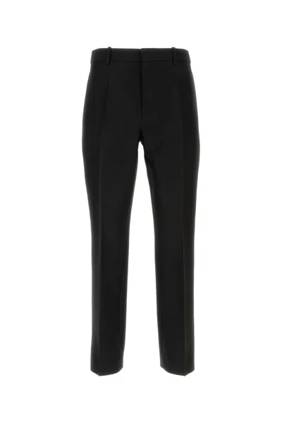 LOEWE PANTALONE IN MISTO LANA NERA UOMO
