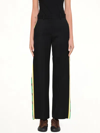 Loewe Wool Trousers In Black