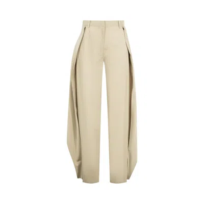 Pre-owned Loewe Trousers 'beige' | Tan | Women's Size 38