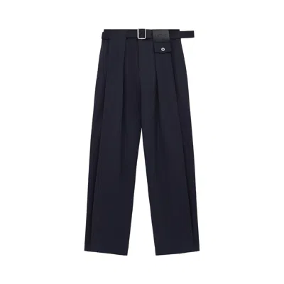 Pre-owned Loewe Trousers 'dark Navy' | Blue | Women's Size 34