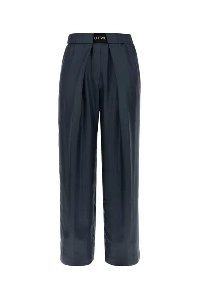 Loewe Graphite Silk Pant In Multi