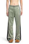 Loewe Drawstring Side-stripe Trousers In Green