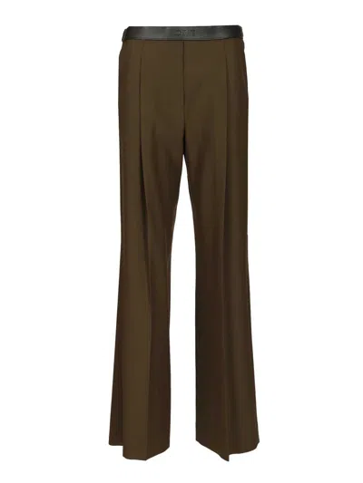 LOEWE TROUSERS GREEN