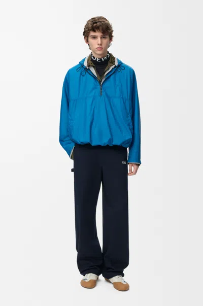 Loewe Trousers In Cotton Size: 54 For Man In Blue