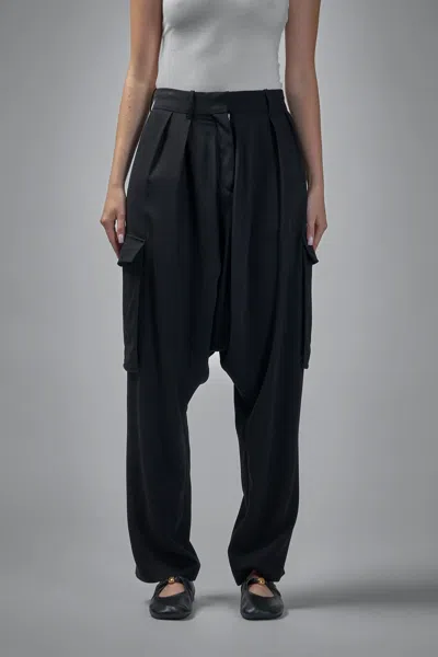 Loewe Trousers In Stretch Viscose In Black