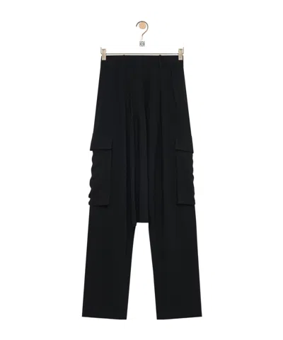 LOEWE TROUSERS IN STRETCH VISCOSE