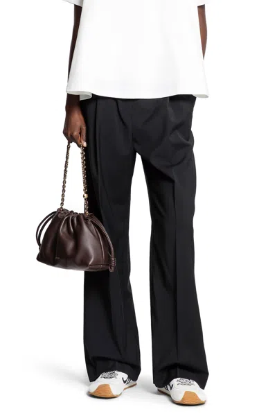 Loewe Trousers In Wool In White