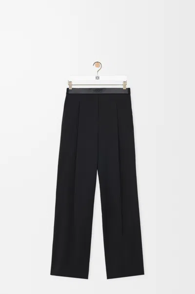 Loewe Pantalon En Laine Taille: 44 Pour Femme In Brown