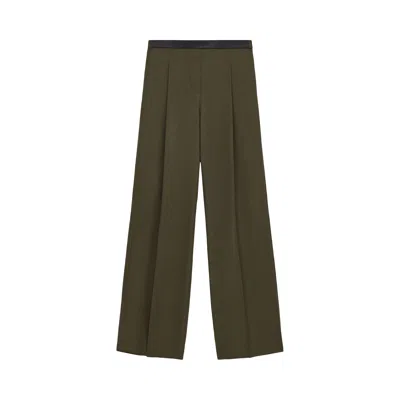 Pre-owned Loewe Trousers 'khaki Green' | Women's Size 36