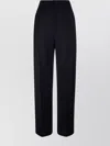 Loewe Trousers With Pleated Design And Pockets In Black