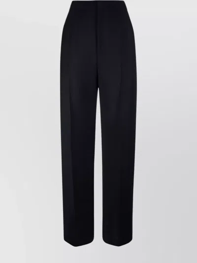 LOEWE TROUSERS WITH PLEATED DESIGN AND POCKETS