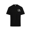 Loewe Suna Fujita Logo-embroidered Cotton-jersey T-shirt In Black
