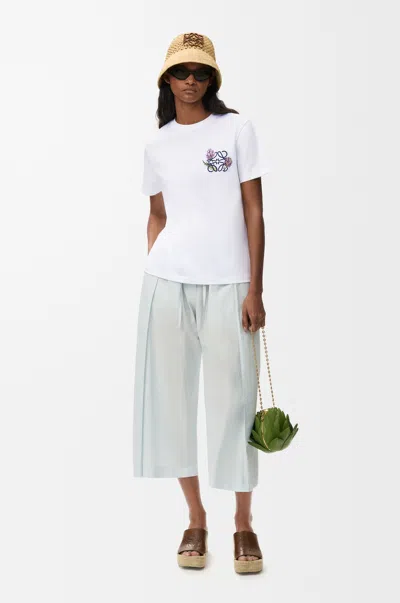 Loewe Regular Fit T-shirt In Cotton Size:l For Woman In Multi