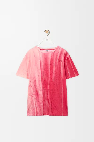 Loewe T-shirt En Coton Technique Taille: L Pour Femme In Pink