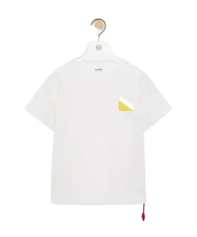Loewe T-shirt In Cotton Blend In White
