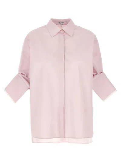 Loewe 'turn Up' Shirt In Pink