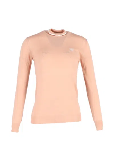 Pre-owned Loewe Turtleneck Sweater In Neutral