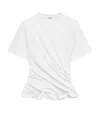 Loewe Twist-detail T-shirt In White