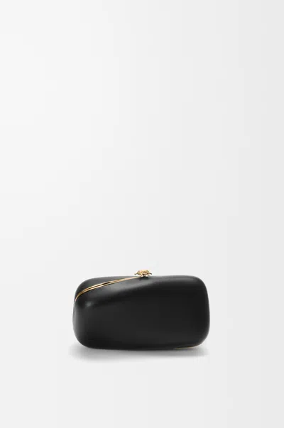 Loewe Twisted Minaudiere En Cuir Nappa Pour Femme In Black