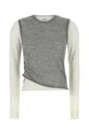 Loewe Cashmere Sweater Featuring Asymmetric Detail In Multi