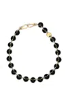 Loewe Two-tone Chain Strap In Black